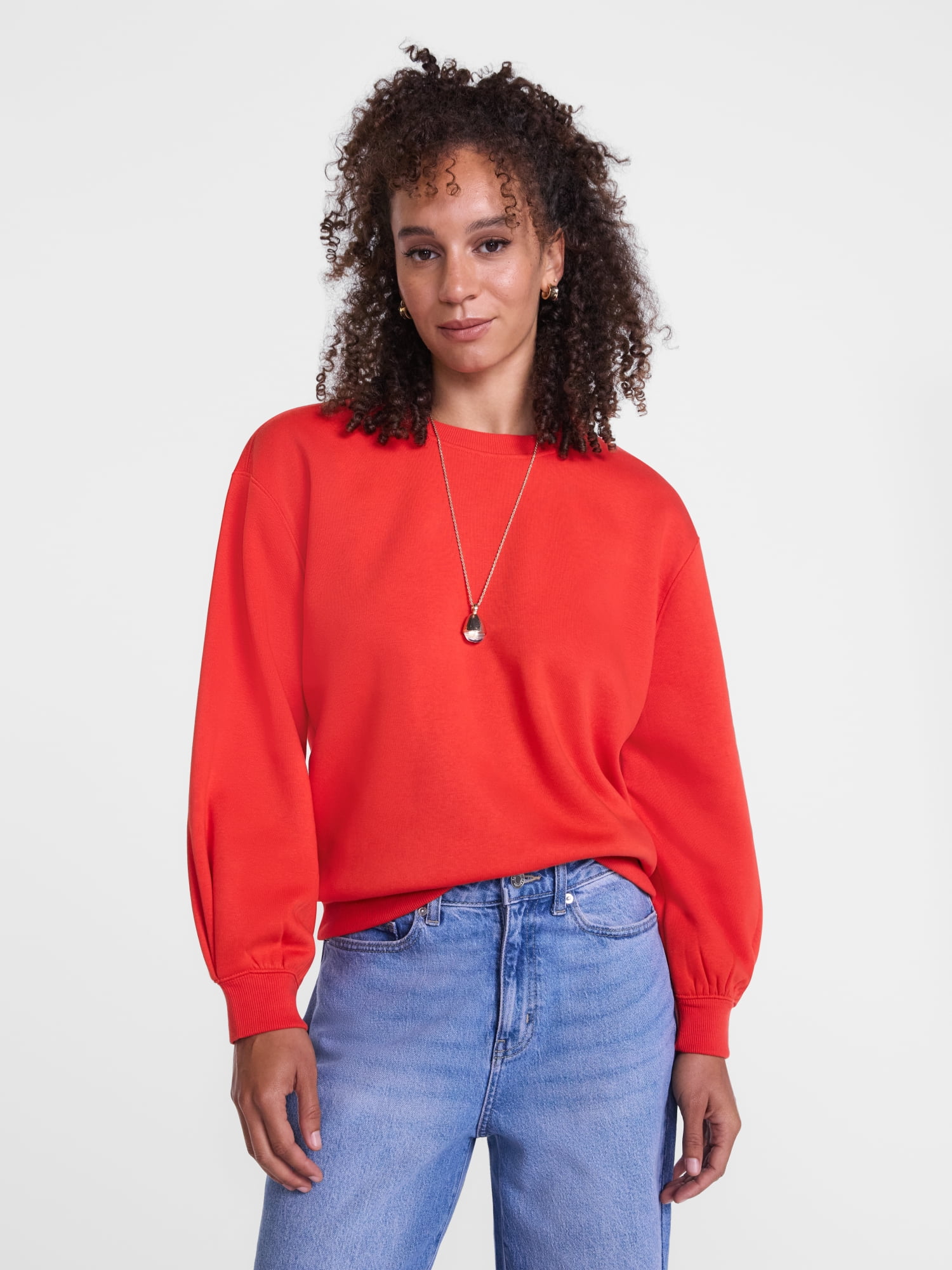 Scenario Women's and Women's Plus Crewneck Sweatshirt, Sizes XS-4X