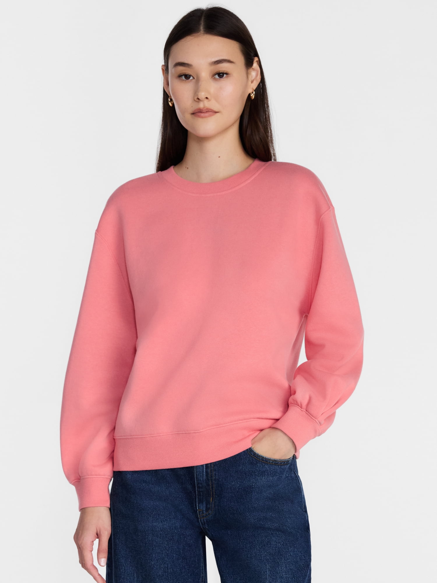 Scenario Women's and Women's Plus Crewneck Sweatshirt, Sizes XS-4X