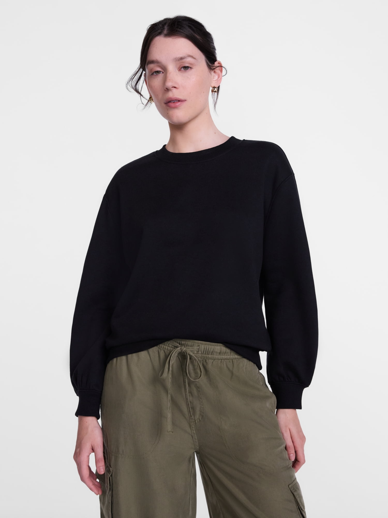 Scenario Women's and Women's Plus Crewneck Sweatshirt, Sizes XS-4X