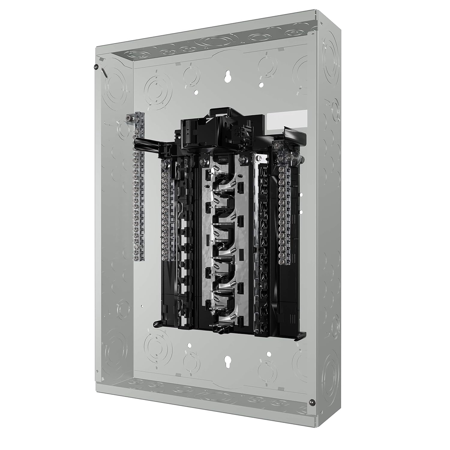 SN Series 100 Amp 20-Space 40-Circuit Main Breaker Plug-On Neutral Load ...