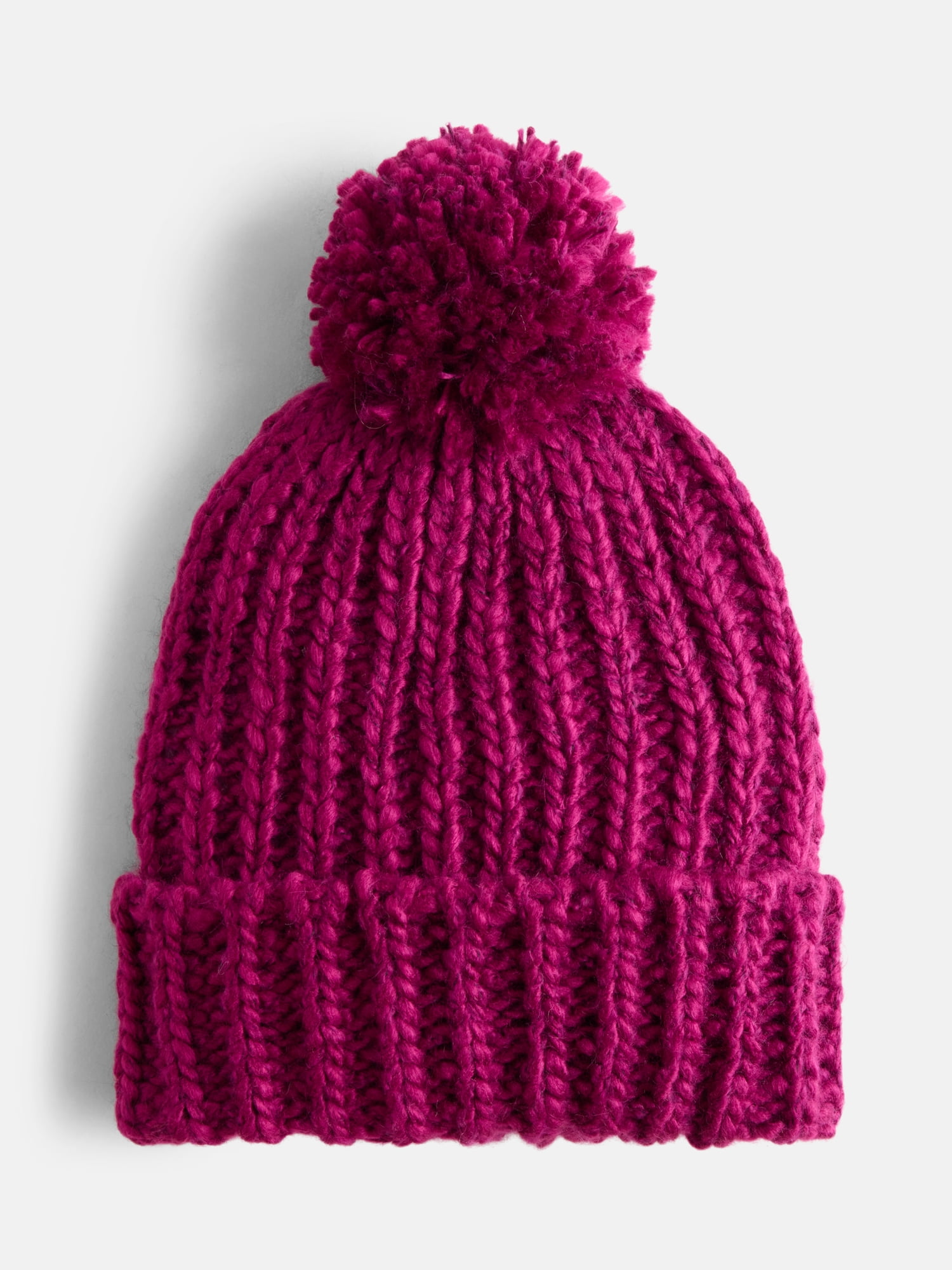 Scenario Women's Chunky Textured Beanie, One Size Fits Most, Velvet Plum