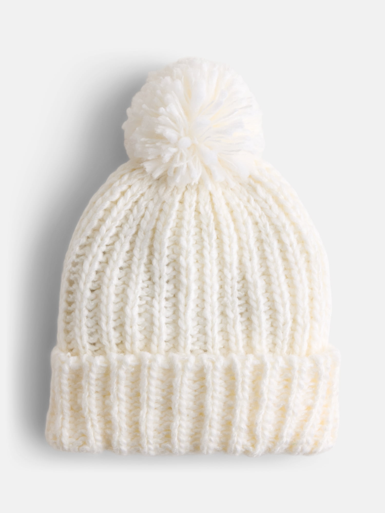 Scenario Women's Chunky Textured Beanie, One Size Fits Most, Winter White