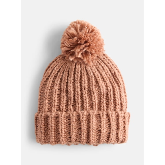 Scenario Women's Chunky Textured Beanie, One Size Fits Most, Root Beer