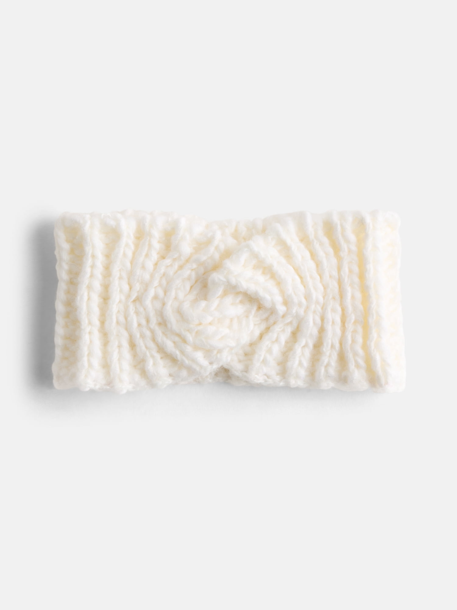 Scenario Women's Chunky Textured Headband, One Size Fits Most, Winter White