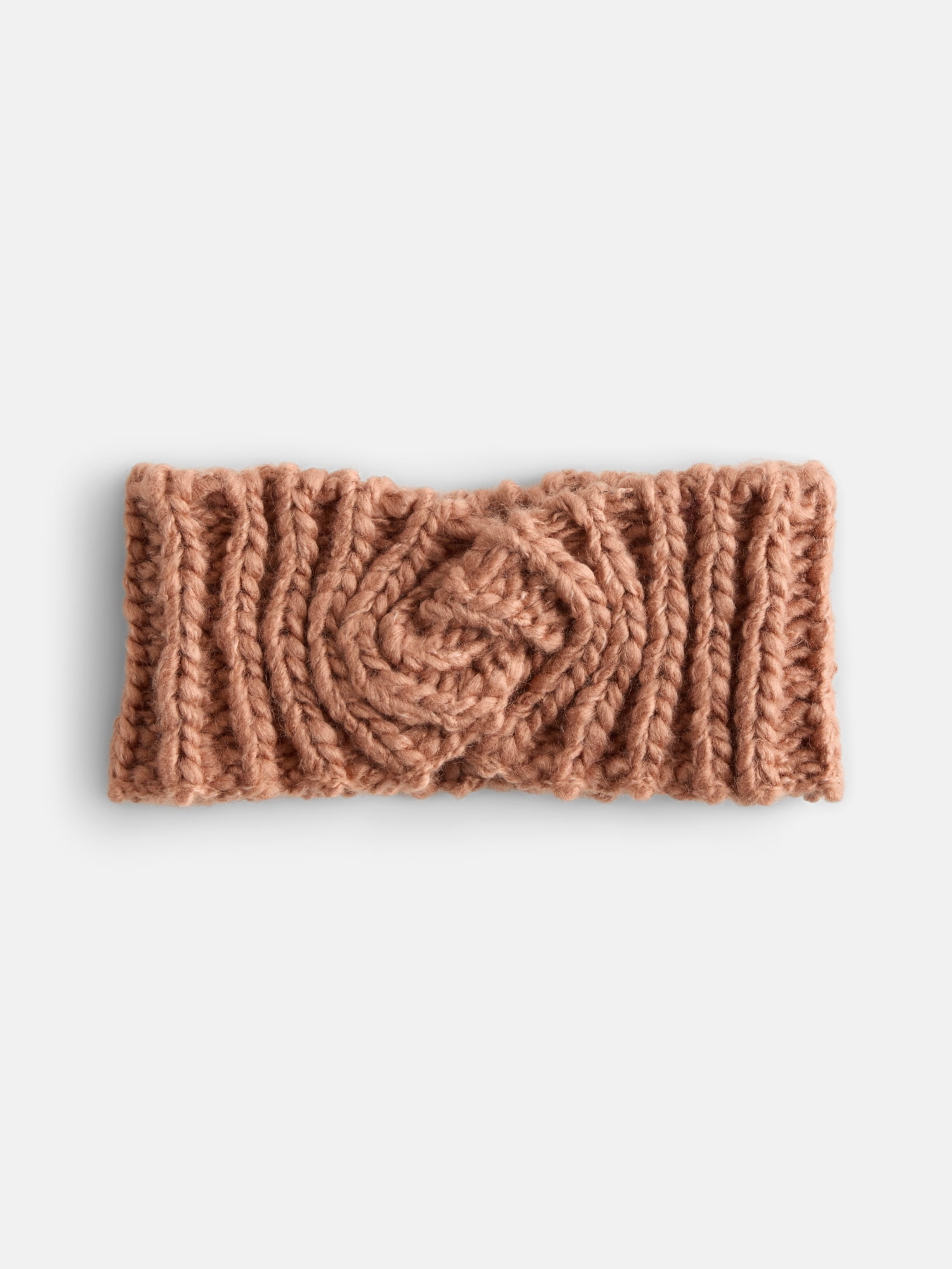 Scenario Women's Chunky Textured Headband, One Size Fits Most, Root Beer