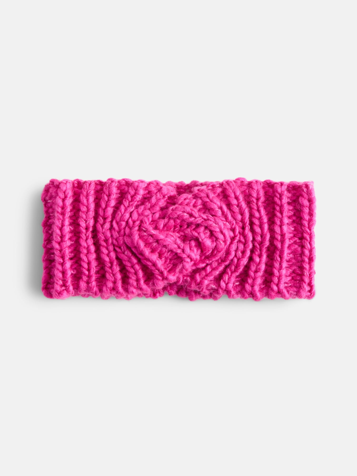 Scenario Women's Chunky Textured Headband, One Size Fits Most, Jester Pink