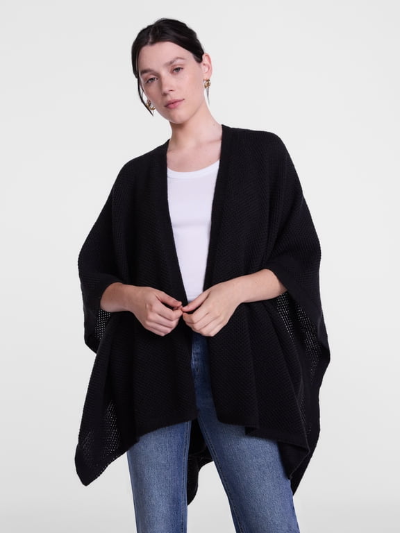 Women's Textured Knit Ruana
