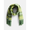 thumbnail image 1 of Scenario Women's Variegated Striped Scarf with Fringe Trim, 1 of 4