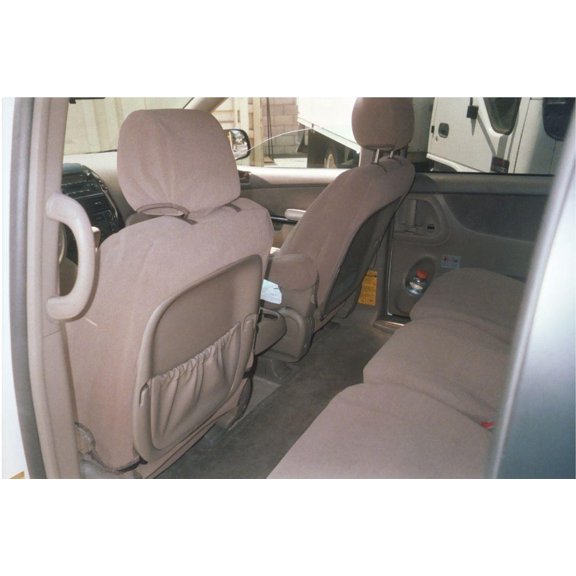 SN1 2004 2004 Toyota Sienna 7 Passenger Van Complete 3 Row Set (Without Side Impact s) in Taupe Velour