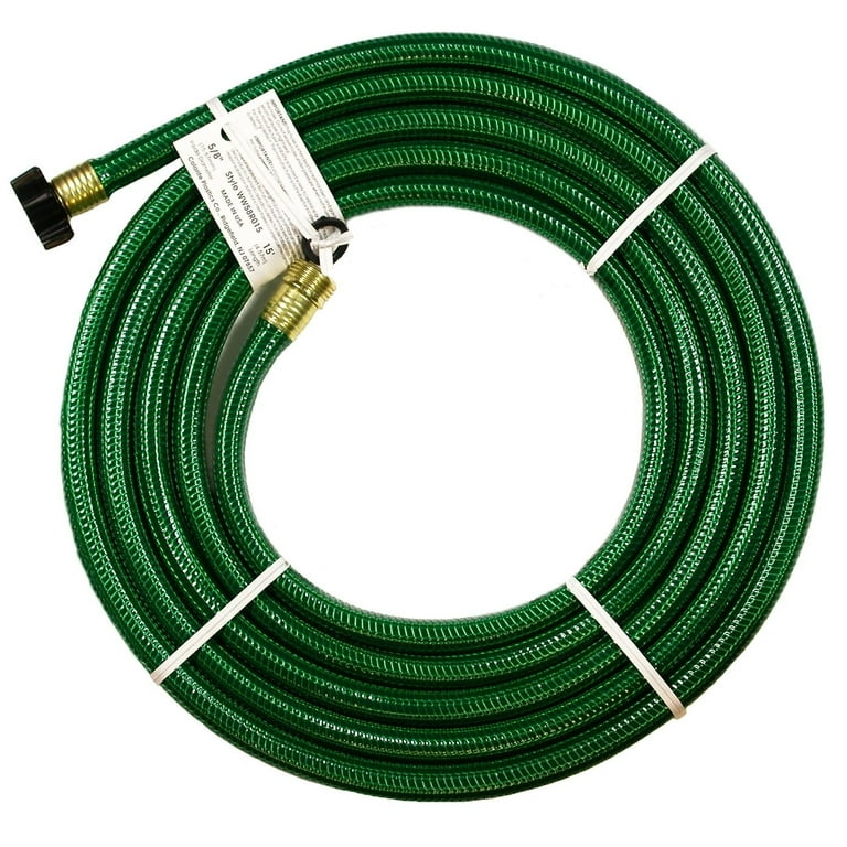 SN58R015 5/8-Inch x 15-Foot Remnant Garden Hose, Colors may vary, Great  utility hose for any use By Swan 