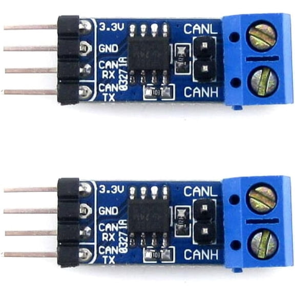 SN65HVD230 CAN Board Connecting MCUs to CAN Network Features ESD Protection Communication Evaluation Development Board 3.3V [2 PCS]