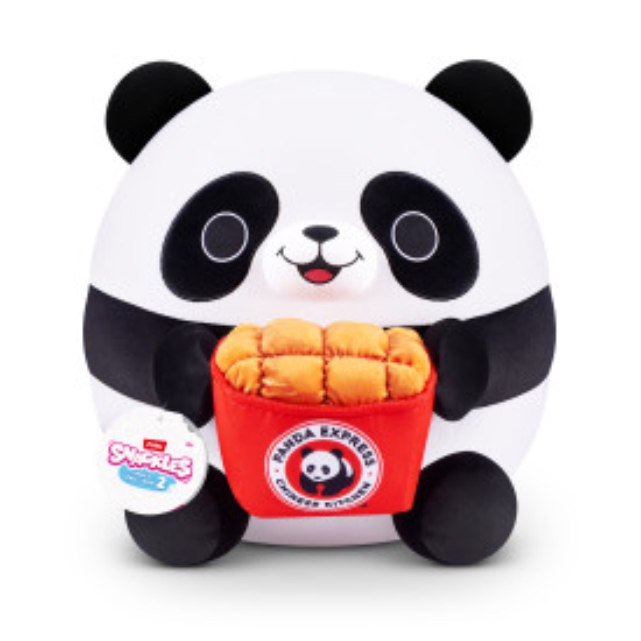 SNACKLES 14 inch Snackle (Panda Express) Andy the Panda, Ultra Soft Collectible Plush Toy by ZURU