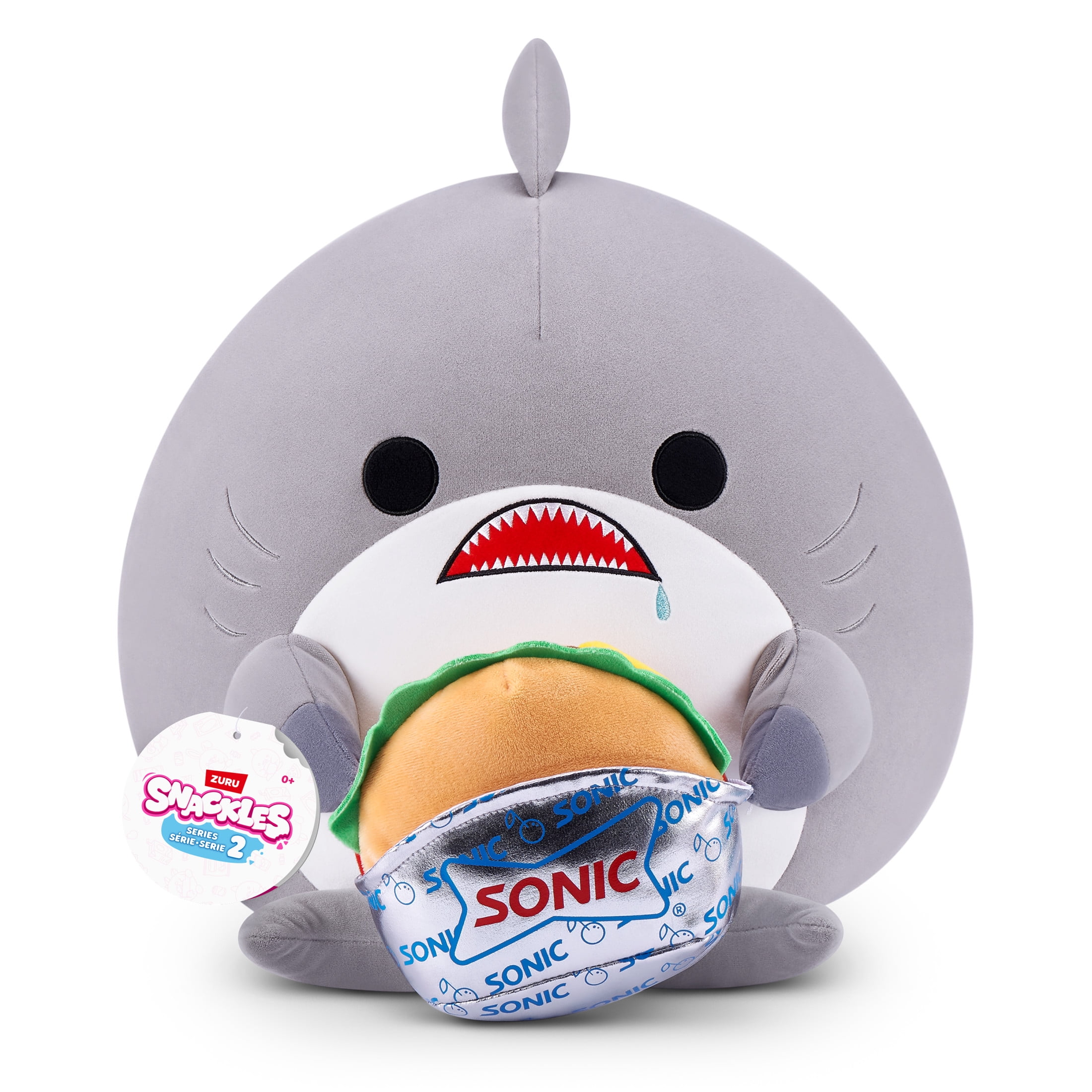 SNACKLES 14 inch Snackle (Sonic Burger) William the Shark