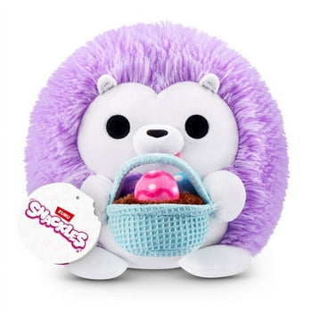SNACKLES 8 inch Easter Snackle Andrew the Hedgehog, Ultra Soft Collectible Plush Toy by ZURU