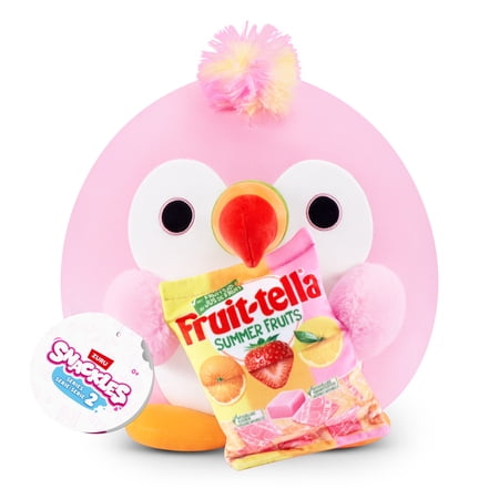 SNACKLES 8 inch Snackle (Fruit-tella) Sally the Tucan, Ultra Soft Collectible Plush Toy by ZURU