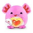 thumbnail image 1 of SNACKLES 8 inch Valentines Snackle, (Cookie) Darcy the Axolotl, Ultra Soft Plush Toy by ZURU, 1 of 8