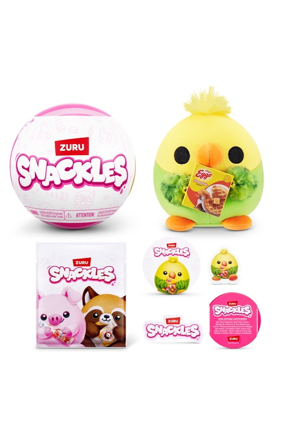Licensed Series 3 5 inch Plush Mystery Capsule, Soft Stuffed Animal Toy by ZURU
