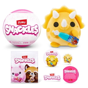 Snackles Licensed Series 3 5 inch Plush Mystery Capsule, Soft Stuffed Animal Toy by ZURU