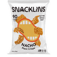 thumbnail image 1 of SNACKLINS Plant Based Crisps Vegan Healthy Snacks - Gluten Free, Grain Free, Plant Based Crisps, 100% Kosher, Low Calorie and No Added Sugar, Crunchy, Puffed Snack - Nacho, Pack of 48), 1 of 4