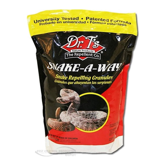 Worldwide Sourcing Snake Repellent Snake-A-Way - Outdoor Use, 4 lb Bag - 3 Pack