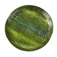 thumbnail image 1 of SNAKESKIN 6.5" EMERALD/BLUE CANAPE PLATE, 1 of 1
