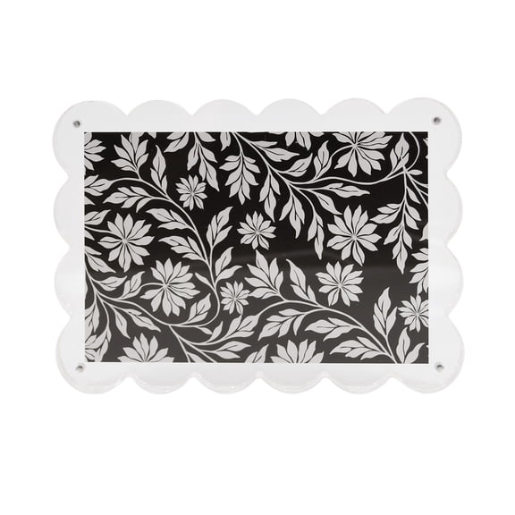 Snap Acrylic Scallop Block Frame for 4x6 Photos