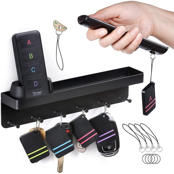 SNAPINVENT Key Finder & Beeper Tracker Tags - Cover 50-100ft & 75-80 dB Sound - Tracking  TV Remotes/Purse/Wallet/Toy/Pet