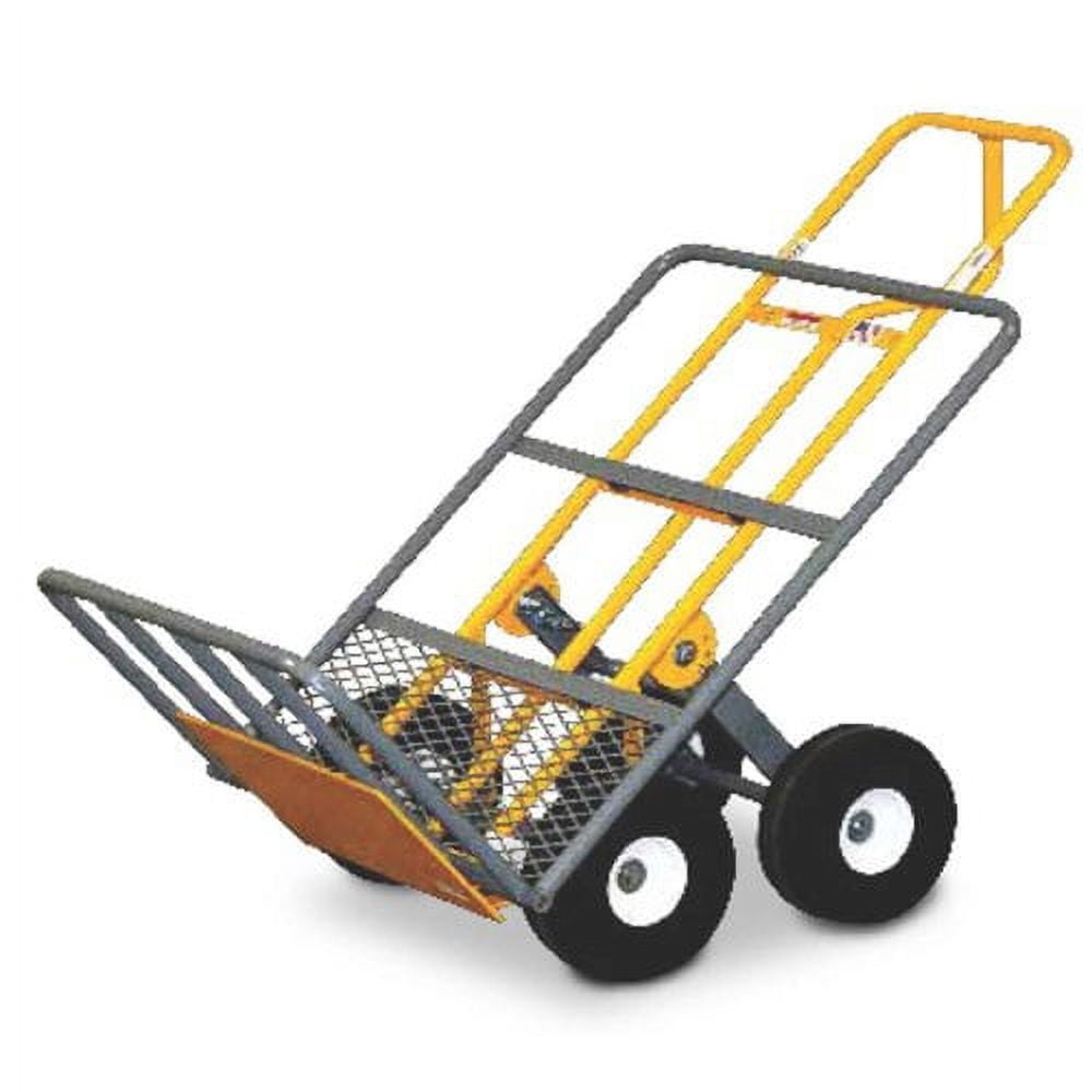 Snap-Loc E-Track All-Terrain 1500 Lb. Black Push Cart Dolly SL1500P6B