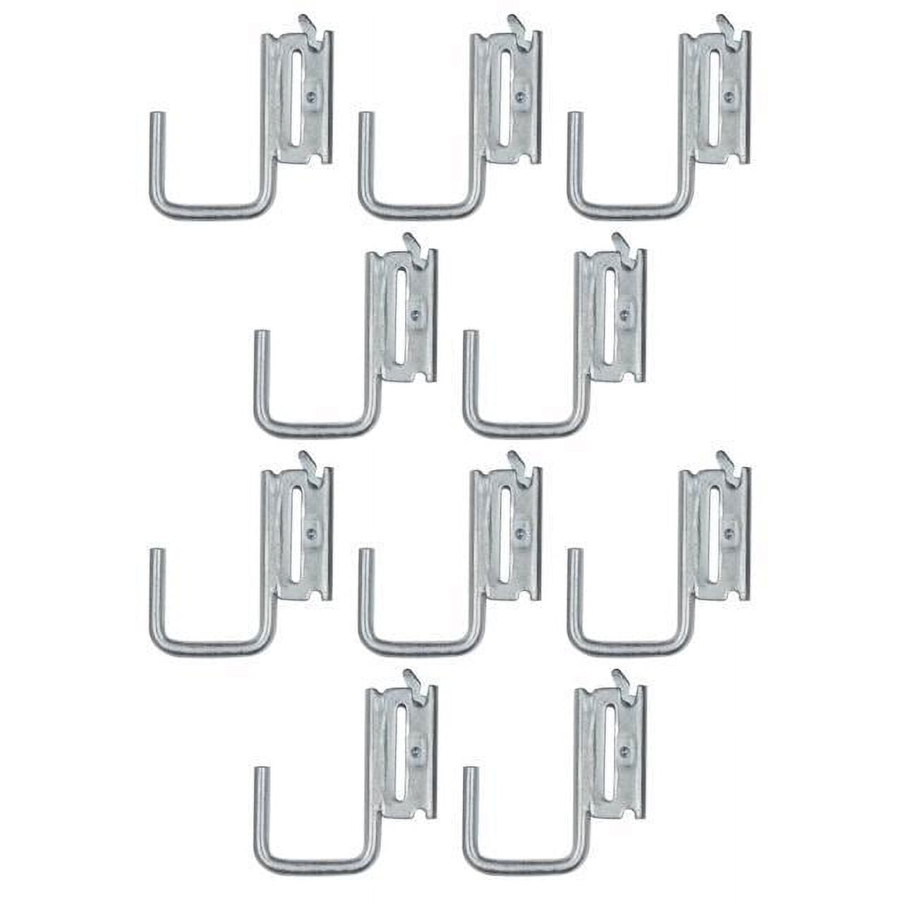 SNAP-LOC E-Track Multi-Purpose J-Hook 10 Inch Hanger 2-Pack, Logistic Tie-Down for Pickups, Trucks, Trailers
