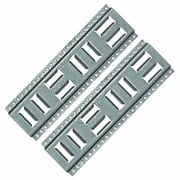 SNAP-LOC Fast-Track E-Track 16 Inch 2-Pack USA Galvanized Steel Horizontal Vertical