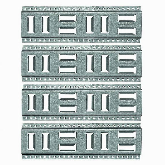 SNAP-LOC Fast-Track E-Track 16 Inch 4-Pack USA Galvanized Steel Horizontal Vertical