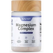 Snap Supplements Magnesium Complex Chelated Capsules - Triple Magnesium Blend for Muscle Repair & Energy Support
