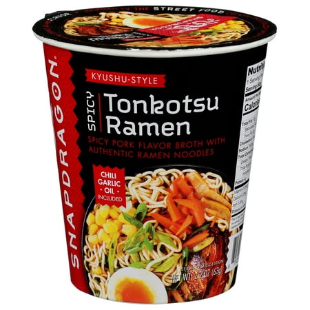 SNAPDRAGON RAMEN RAMEN SPICEY TONKOTSU CUP 2.2 OZ Pack Of 6
