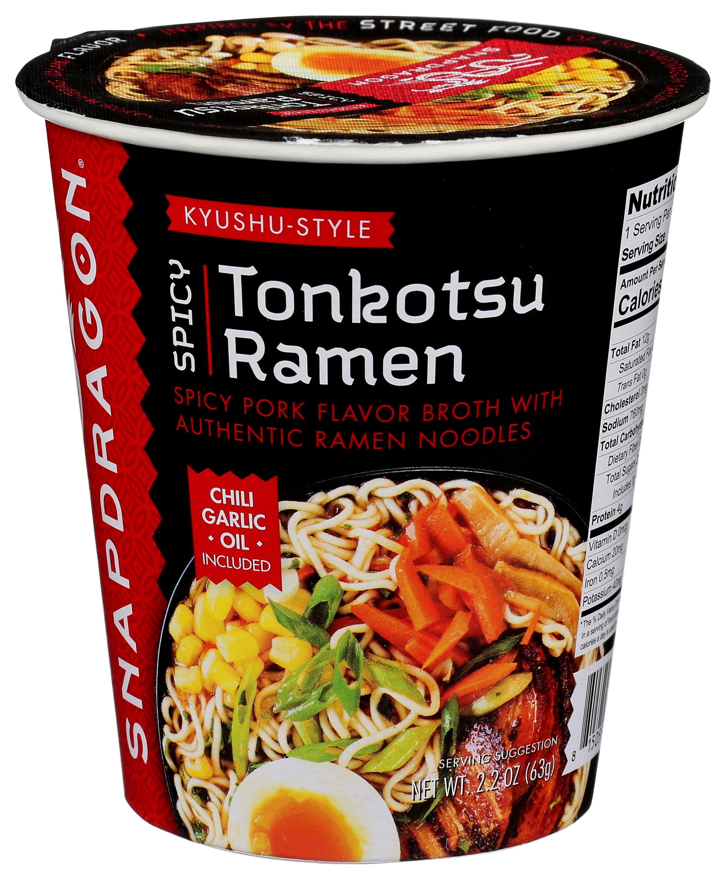 SNAPDRAGON RAMEN RAMEN SPICEY TONKOTSU CUP 2.2 OZ - Walmart.com