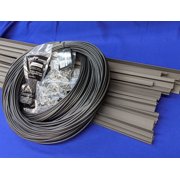 SNAPP® screen Track PVC Porch Screening Kit (30 Pack - Bronze)