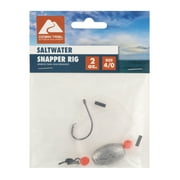 Ozark Trail Monofilament Circle Hook Rigs 36" Fishing Lures for Snapper Black 1 oz