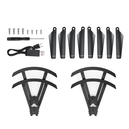 SNAPTAIN Official- 8Pcs Propellers Replacement for SNAPTAIN A15H Drone Accessories Low Noise Blades Props