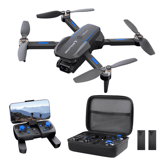 SNAPTAIN S5C WiFi FPV Drone with 1080P FHD Camera, Voice Control, Gesture Control RC Quadcopter for Beginners with Altitude Hold, Gravity Sensor, RTF One Key Take Off/Landing, Compatible w/VR Headset