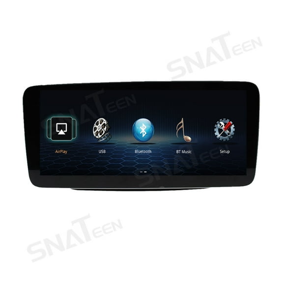 SNATEEN 10.25/12.3 inch Linux Carplay Screen/Radio/Multimedia Player for Benz A B CLA GLA 2013-2015 Universal Car Navigation/GPS Upgrade Headunit Display 1080P Touch Screen Replace System