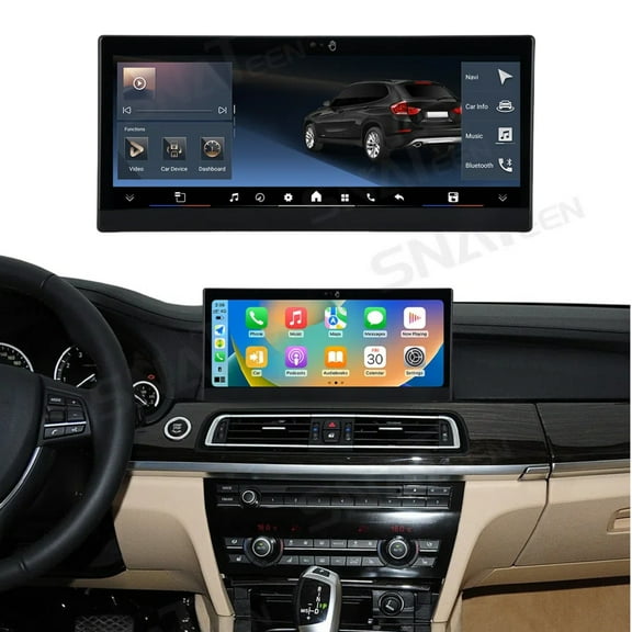 SNATEEN 10.25 inch Car Stereo for BMW 7 Series 2013-2015 NBT Android 13 Car Radio Multimedia GPS Navigation Wireless Carplay with Gesture Control Screen