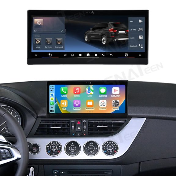 SNATEEN 10.25 inch Car Stereo for BMW Z4 2009-2017 NBT/CIC Android 13 Car Radio Multimedia GPS Navigation Wireless Carplay with Gesture Control Screen