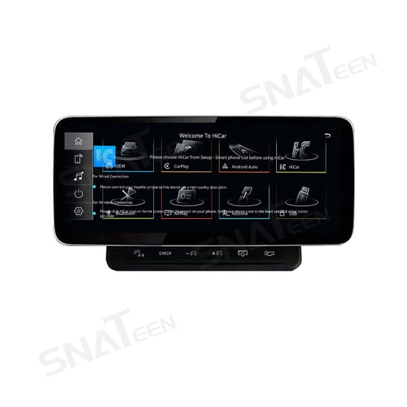 SNATEEN 10.25 inch Linux Carplay Screen/Radio/Multimedia Player for Audi Q7 2010 2011 2012 2013 2014 2015 Universal Car Navigation/GPS Upgrade Headunit Display 1080P Touch Screen Replace System