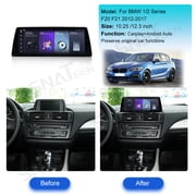 SNATEEN 10.25 inch Linux Carplay Screen/Radio/Multimedia Player for BMW 1/2 Series F20 F21 2012-2017 EVO Universal Car Navigation/GPS Upgrade Headunit Display 1080P Touch Screen Replace System