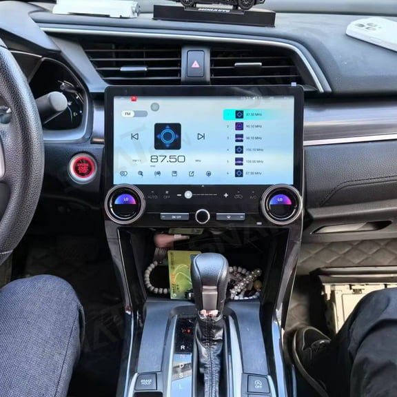 SNATEEN 11.5" Car Stereo for Honda Civic 2016-2021 Android 13 Tesla Style Touch Screen Auto Navigation Carplay Radio DSP BT Multimedia Player