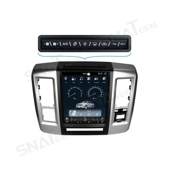 SNATEEN 12.1 inch Carplay Screen/Radio/Multimedia Player for Dodge Ram 2009 2010 2011 2012 Model Car Navigation/GPS Upgrade Headunit Android Display 1080P Touch Screen Receiver Replace System