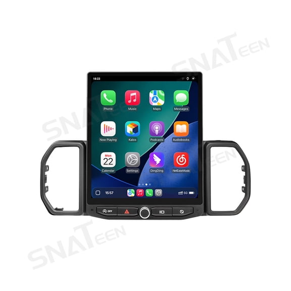 SNATEEN 12.1 inch Carplay Screen/Radio/Multimedia Player for Ford Bronco Sport 2021-2024 Model Car Navigation/GPS Upgrade Headunit Android Display 1080P Touch Screen Receiver Replace System