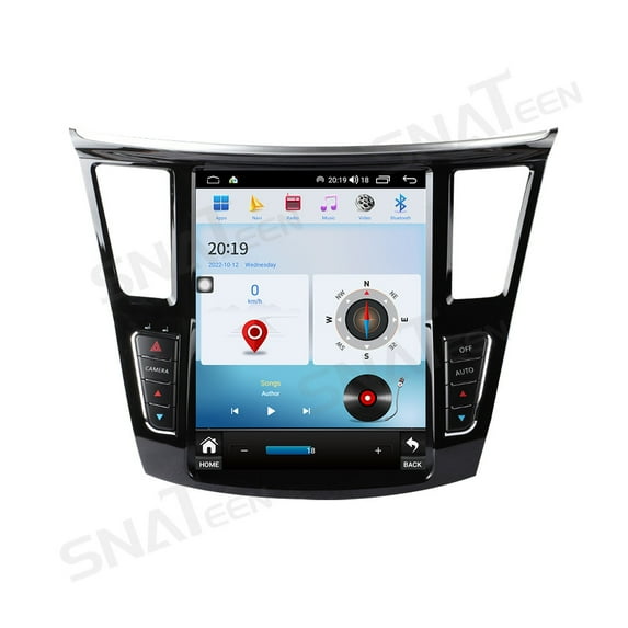 SNATEEN 12.1 inch Carplay Screen/Radio/Multimedia Player for Infiniti QX60 2014-2020 Models Universal Car Navigation/GPS Upgrade Headunit Android Display 1080P Touch Screen Replace System