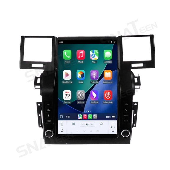 SNATEEN 12.1 inch Carplay Screen/Radio/Multimedia Player for Range Rover Sport 2005-2009 Universal Car Navigation/GPS Upgrade Headunit Android Display 1080P Touch Screen Receiver Replace System