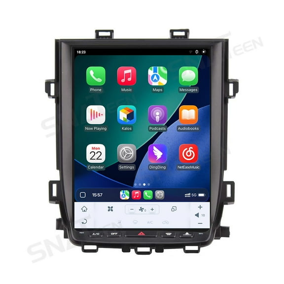 SNATEEN 12.1 inch Carplay Screen/Radio/Multimedia Player for Toyota Alphard 2010-2014 Model Universal Car Navigation/GPS Upgrade Headunit Android Display 1080P Touch Screen Replace System