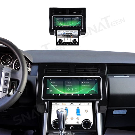 SNATEEN 12.3+10.5 inch Carplay Screen/Radio/Multimedia Player for Land Rover Range Rover Sport 2005-2009 Car Navigation/GPS Upgrade Headunit Android Display 1080P Touch Screen Replace System